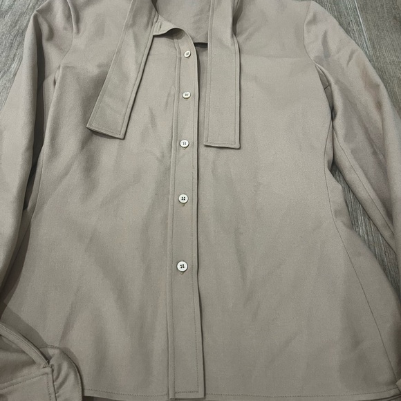 Miu Miu Button Down Ruffle Cuff Sleeve Blouse - Picture 6 of 8